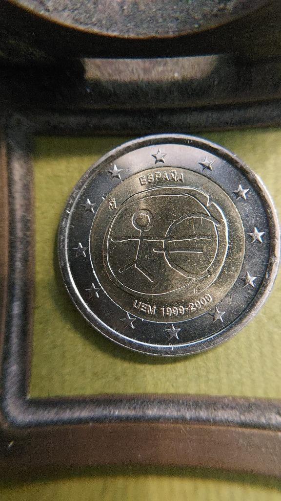 Spanje. 2 euro 2009. 10 jaar euro, Postzegels en Munten, Munten | Europa | Euromunten, Losse munt, 2 euro, Spanje, Ophalen of Verzenden