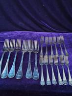 Vintage verzilverde vorken Hallberg., Antiek en Kunst, Antiek | Bestek, Ophalen of Verzenden