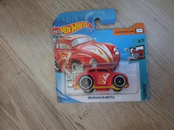 hotwheels hot wheels vw kever beetle tooned rood nieuw 2018 beschikbaar voor biedingen