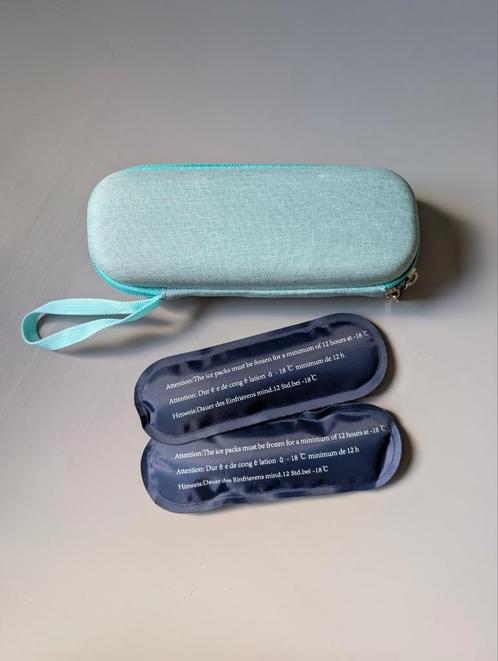Koeltasje / koel etui voor insuline prikpen, Caravans en Kamperen, Koelboxen, Zo goed als nieuw, Koeltas, Koelelement, Ophalen of Verzenden
