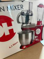 Ohmex Multifunctionele Keukenmixer 6.5L, 4 liter of meer, Nieuw, 3 snelheden of meer, Ophalen of Verzenden