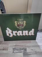 Brand bier bord, Verzamelen, Biermerken, Ophalen of Verzenden, Gebruikt, Reclamebord, Plaat of Schild, Brand