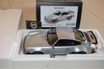 SALE !! 1:12 PORSCHE 911 930 TURBO silver Minichamps WRH beschikbaar voor biedingen
