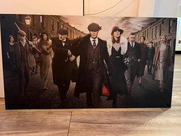 Peaky blinders aluminium schilderij beschikbaar voor biedingen