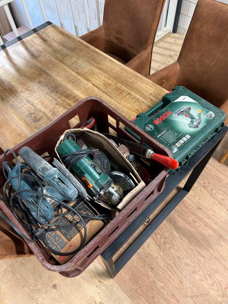 Diverse Gereedschap Set - Bosch & Meer, Doe-het-zelf en Verbouw, Gereedschap | Handgereedschap, Gebruikt, Ophalen of Verzenden