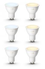 5x Philips Hue White Ambiance, Ophalen of Verzenden, Zo goed als nieuw, Metaal of Aluminium