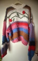 Grof Gebreide Multicolor Trui - Maat 38/40, Maat 38/40 (M), Overige kleuren, Verzenden, Golden Days