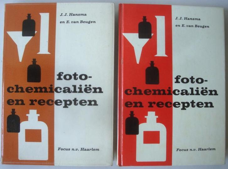 J.J. Hansma E. van Beugen fotochemicaliën en recepten, Boeken, Hobby en Vrije tijd, Zo goed als nieuw, Fotograferen en Filmen