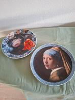 Heinen Delfts Blauw Wandborden - Set van 2, Ophalen of Verzenden, Nieuw, Bord