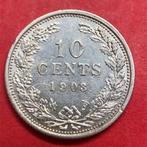 10 cent 1903. Zfr/ Pr., Postzegels en Munten, Munten | Nederland, Zilver, Ophalen of Verzenden, 10 cent, Koningin Wilhelmina