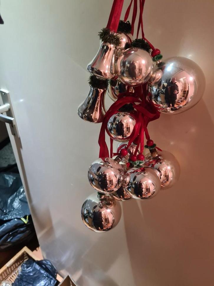 Vintage Kerstballen - Jaren 60, Diversen, Kerst, Gebruikt, Ophalen of Verzenden