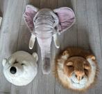 Dierenkoppen wanddecoratie, Kinderen en Baby's, Kinderkamer | Inrichting en Decoratie, Ophalen, Gebruikt, Wanddecoratie