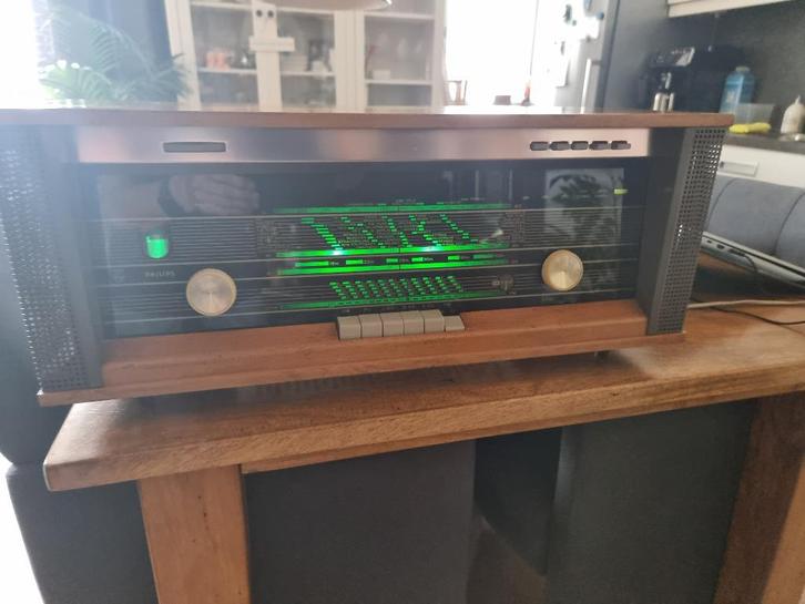 Pracht Philips Stereo FM B5X44A optie Bluetooth, Antiek en Kunst, Antiek | Tv's en Audio, Ophalen of Verzenden