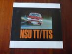 NSU TT en TTS groot formaat brochure 1969, Verzenden, Zo goed als nieuw, Overige merken