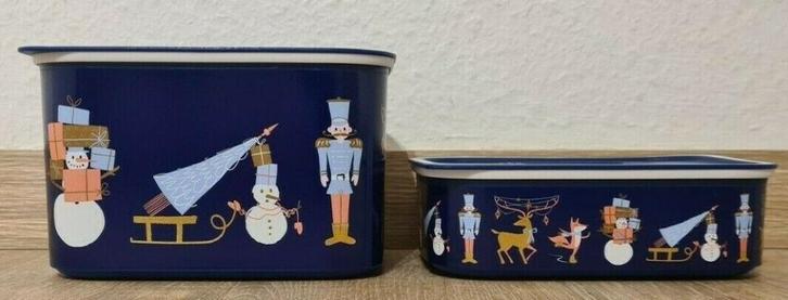 Tupperware Blokbussenset Kerst 2-delig Nieuw, Huis en Inrichting, Keuken | Tupperware, Nieuw, Bus of Trommel, Ophalen of Verzenden