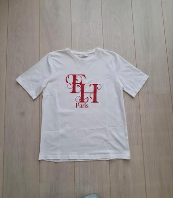 Fifth House Paris T-shirt wit rood shIrt XS 34 S 36 beschikbaar voor biedingen