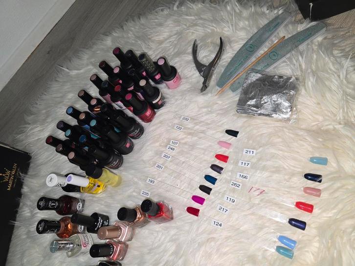Pink Gellac Collectie, Sieraden, Tassen en Uiterlijk, Uiterlijk | Cosmetica en Make-up, Gebruikt, Make-up, Handen en Nagels, Roze
