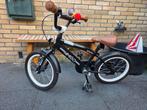 Stoere jongens fiets amigo bmx inclusief zijwielen 16 inch, Fietsen en Brommers, Fietsen | Kinderfietsjes, Ophalen, Zijwieltjes