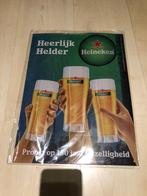 Blikken Heineken bier bordje / plaatje, Verzamelen, Biermerken, Nieuw, Reclamebord, Plaat of Schild, Heineken, Ophalen of Verzenden