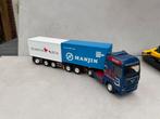 1/50 Conrad man container hanjin/ Hamburg suf, Ophalen of Verzenden, Zo goed als nieuw, Bus of Vrachtwagen, Conrad