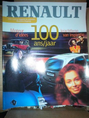 Renault 100 jaar brochure/folder Frans/Nederlands   beschikbaar voor biedingen
