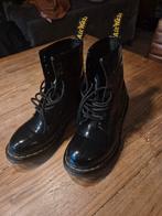 Dr. Martens Lakleer - Maat 41 (Zo goed als nieuw), Zwart, Lage of Enkellaarzen, Ophalen of Verzenden, Dr. Martens