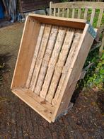 Pallet met opzetranden. Halve europallet., 60 cm of meer, Gebruikt, Ophalen of Verzenden, 100 cm of meer