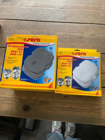 Sera bioactive 250 filters beschikbaar voor biedingen