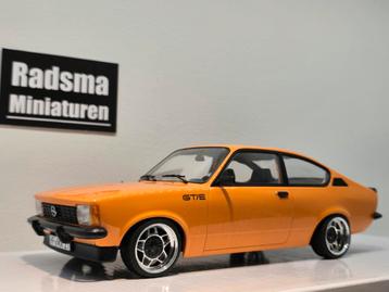 Opel kadett C Coupe GT/E Oranje + ATS Classics - 1:18 Norev beschikbaar voor biedingen