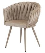 Wave Chair Cream – Luxe Eetkamerstoelen – Pole to Pole, Huis en Inrichting, Stoelen, Overige kleuren, Verzenden, Japandi, Hotel Chique, Modern