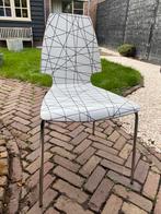 4 stuks, kunststof stoelen, Huis en Inrichting, Stoelen, Ophalen, Kunststof, Gebruikt, Wit