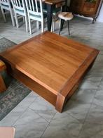 Eiken salontafel, Huis en Inrichting, Tafels | Salontafels, Ophalen, Gebruikt, 100 tot 150 cm, Eikenhout