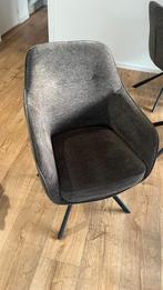 2 Eetkamerstoelen Avio Graphite, Huis en Inrichting, Stoelen, Ophalen, Twee