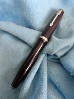 Parker Duofold Vulpen Donkerbruin Jaren 50 Mooie Staat, Verzamelen, Pennenverzamelingen, Ophalen of Verzenden, Gebruikt, Vulpen
