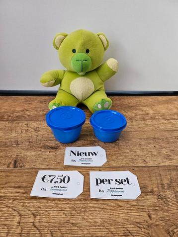 Tupperware NIEUWE blauwe bakjes set  beschikbaar voor biedingen