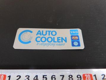 sticker V-A-G Audi VW  AUTO COOLEN 'n vergelijking waard  beschikbaar voor biedingen