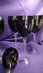 slinger glazen Zwarte kelk., Verzamelen, Glas en Borrelglaasjes, Overige typen, Ophalen of Verzenden, Zo goed als nieuw