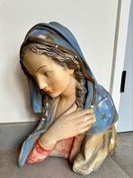 Maria schouwbeeld gips 40x35cm, Antiek en Kunst, Ophalen