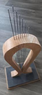 Sculptuur, beuken,RVS, natuursteen, Antiek en Kunst, Ophalen