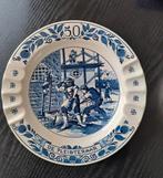 Delfts blauw, asbak., Antiek en Kunst, Ophalen of Verzenden