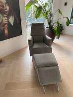 design on stock fauteuil solo plus voetenbank, Huis en Inrichting, Fauteuils, Ophalen, Gebruikt, Stof