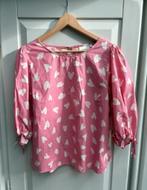 Fabienne Chapot Roze hartjes pof mouwen blouse Jascha Top, Kleding | Dames, Blouses en Tunieken, Maat 42/44 (L), Ophalen of Verzenden