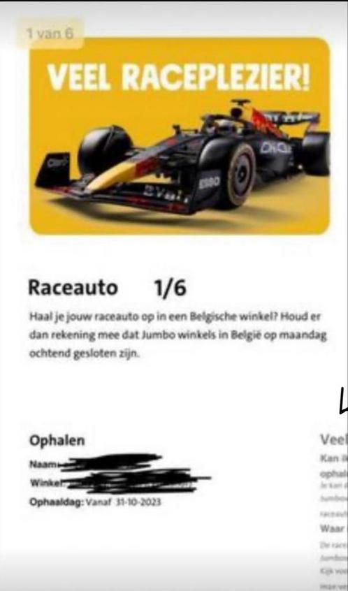 Max Verstappen auto jumbo 1:24 RB19-2023, Verzamelen, Automerken, Motoren en Formule 1, Zo goed als nieuw, Formule 1, Ophalen of Verzenden
