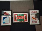 Coca-Cola Reclame Spiegellijstjes Set, Verzamelen, Merken en Reclamevoorwerpen, Ophalen of Verzenden, Zo goed als nieuw, Reclamebord