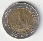 10  bath  1996  Thailand. km. 227  ( 0,75 euro. ), Postzegels en Munten, Munten | Azië, Ophalen of Verzenden, Zuidoost-Azië, Losse munt