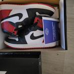 Jordan 1 High Satin Retro Black Toe, Jordan 1, Ophalen of Verzenden, Zo goed als nieuw, Sneakers of Gympen