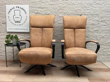 Set Hjort Knudsen relax fauteuils draaibaar en verstelbaar beschikbaar voor biedingen