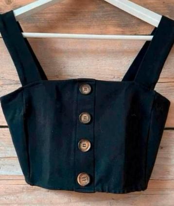 Top Pull & Bear maat S zwart beschikbaar voor biedingen