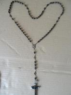 Rozenkrans Lourdes 56cm 59 kralen Indecrochable France 1970, Ophalen of Verzenden, Zo goed als nieuw, Overige typen, Christendom | Katholiek