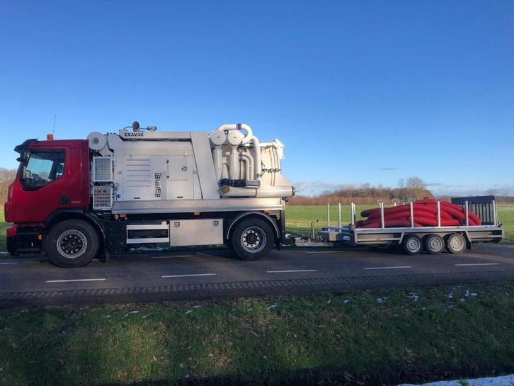 Volvo Grondzuigwagen 4x2 Zuigwagen Zandzuiger Droge stoffen, Zakelijke goederen, Machines en Bouw | Onderhoud en Reiniging, Ophalen